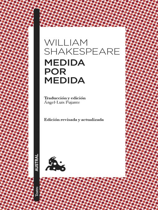 Title details for Medida por medida by William Shakespeare - Available